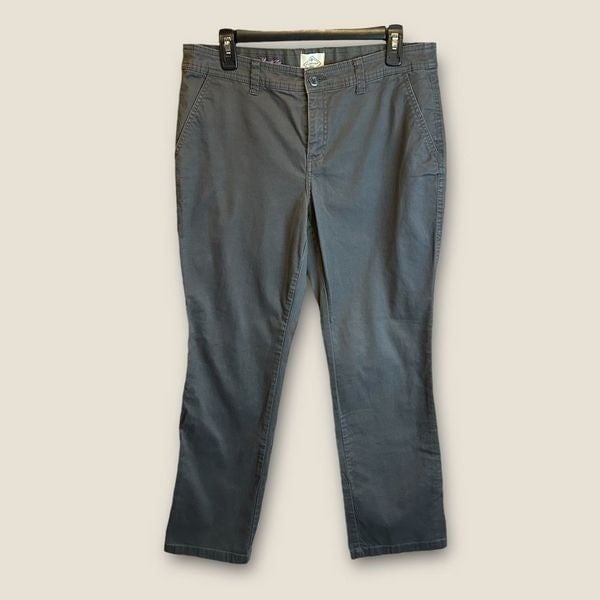 big discount St. John´s Bay Grey Straight Leg Trouser Pants Size 12 Petite Ga0rfIcxr Hot Sale