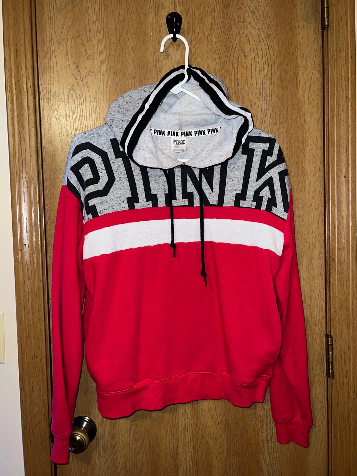 Great PINK Red Hoodie with Pockets Ibaquprkd Buying Che
