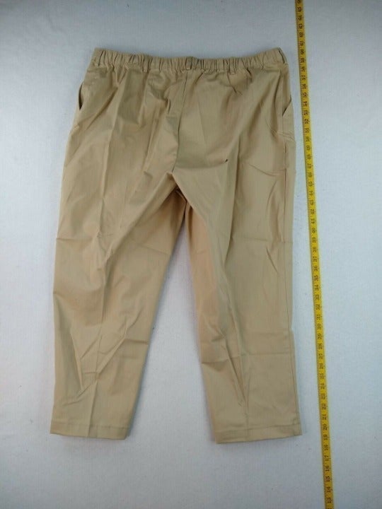 Discounted Lands´ End - Solid 2-Pocket Straight Fit Pants - Women - 24W - Tan - Loc 8010 FSR2DcQNm Outlet Store