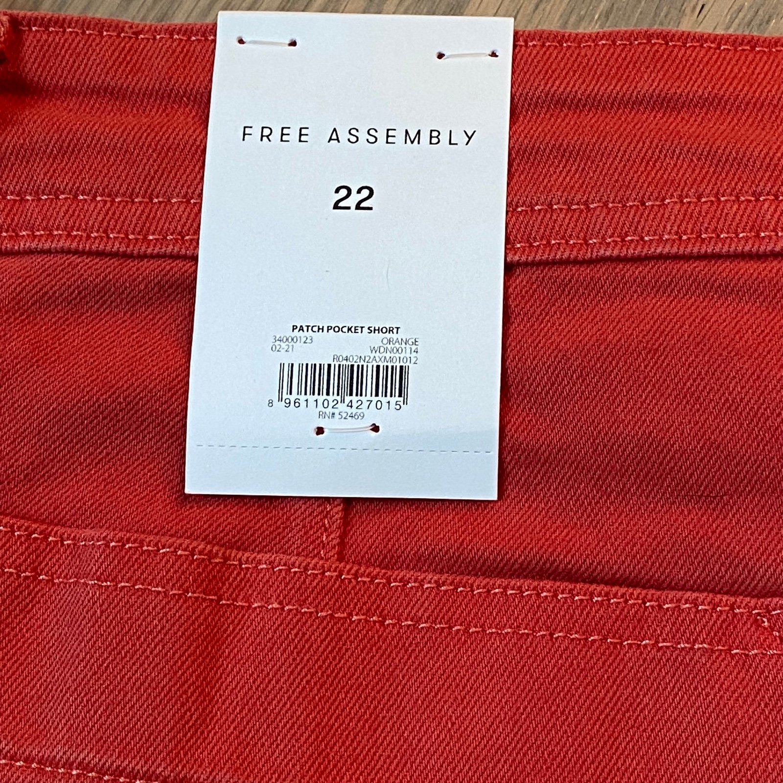 Special offer  NWT front pocket Jean red denim shorts size 22 LJq6re8ut Discount