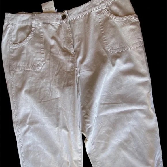 Affordable NWT Van Heusen Capri tan pants. Size 18 KR3u