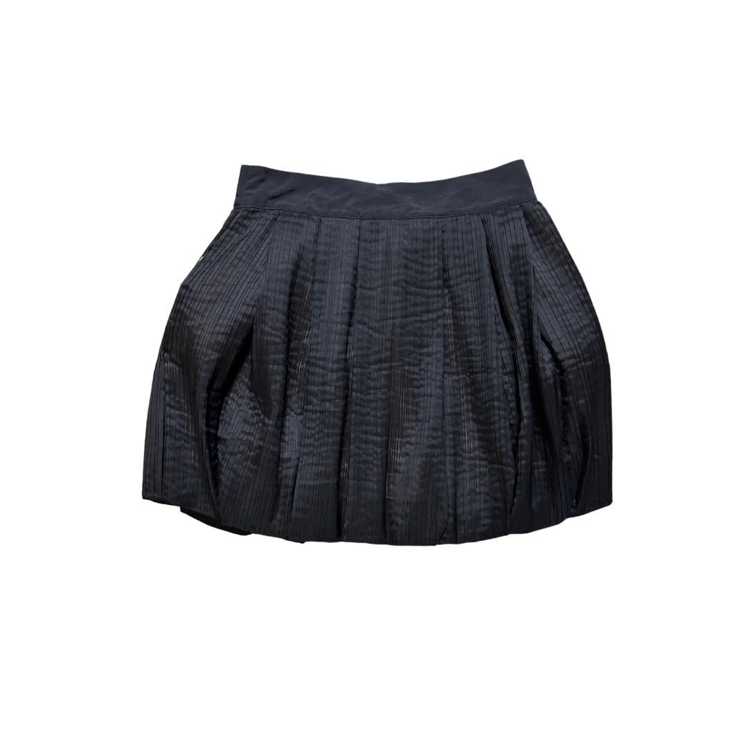 Discounted Pleated Black Skirt With Pockets k0fpg98te j