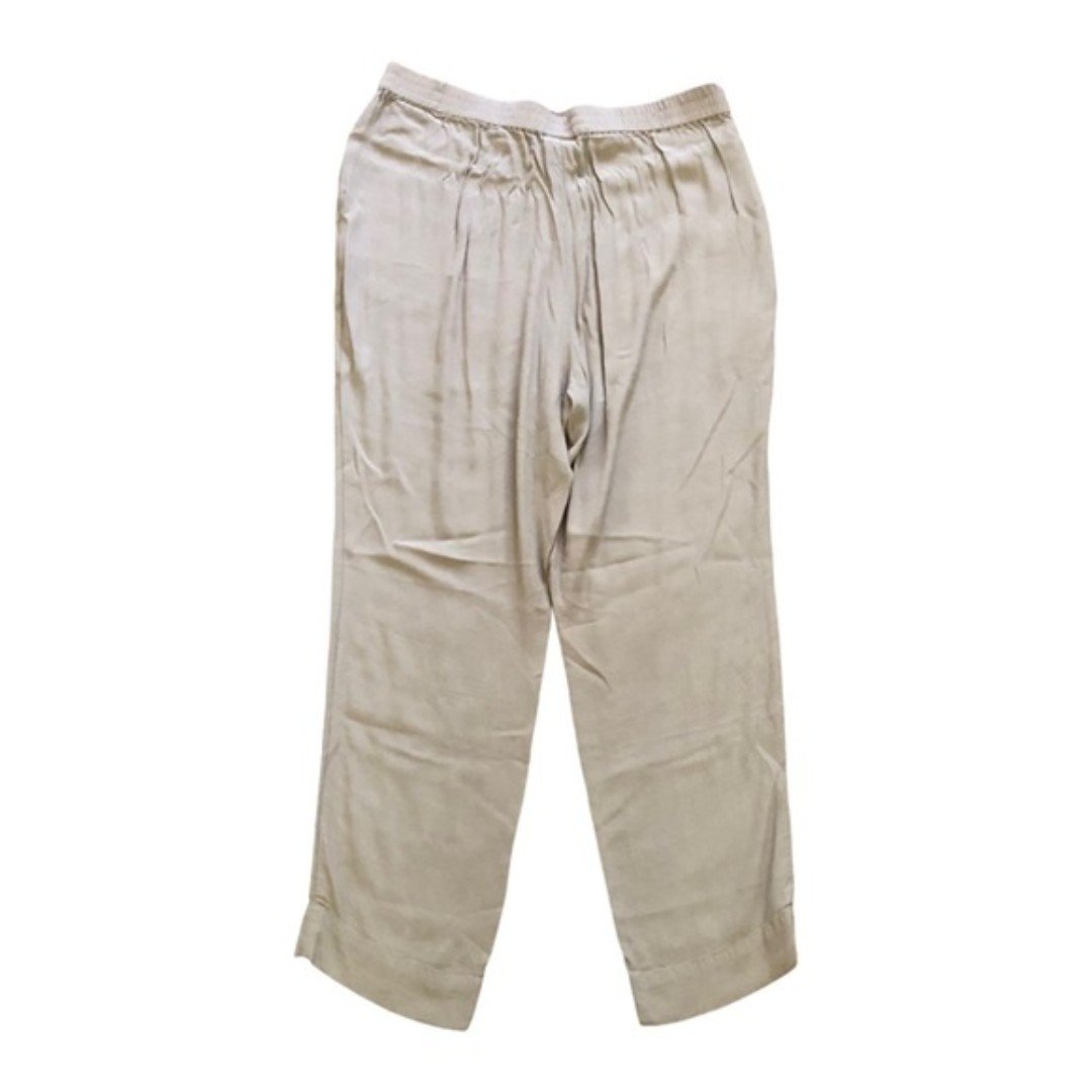 big discount J. Jill Tan Rayon Textured Pull-On Pants f