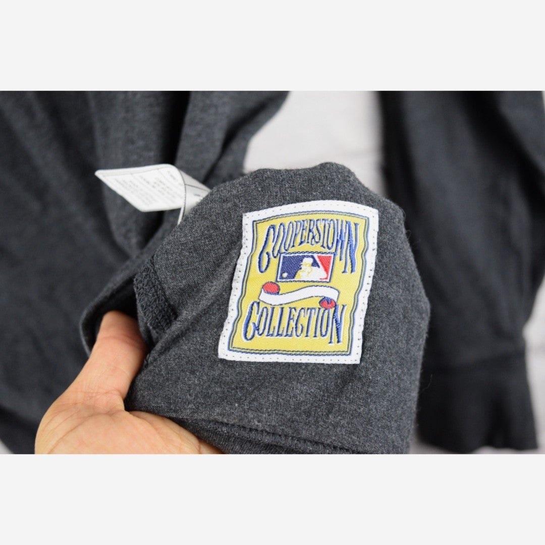 Nice Mitchell & Ness Cooperstown Collection Gray Giants Pullover Shirt Pocket Hoodie OWk4sEYtw US Outlet