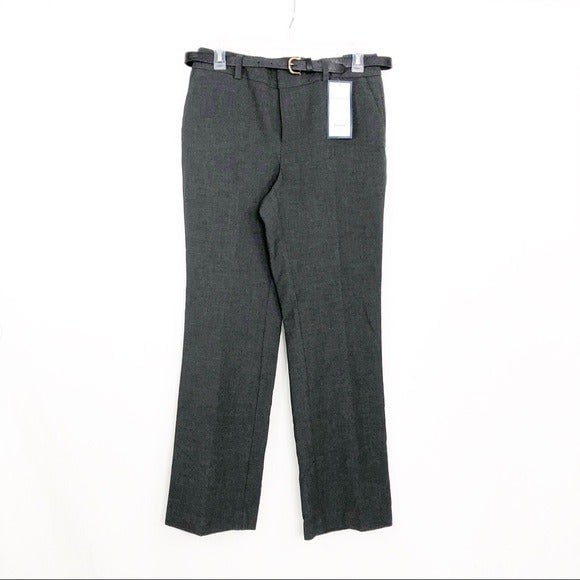 Buy NEW Charter Club Tummy Slimming Trousers Pants with Belt, Size 8 Petite, Gray iQ4orHLbv Hot Sale