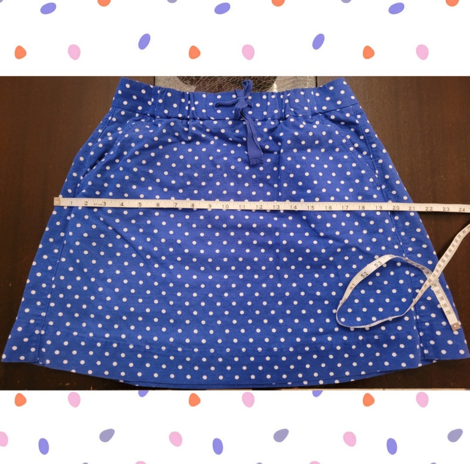Affordable J. Crew Boardwalk Linen Polka Dot Skirt Size 2 nYfnhpaUi online store