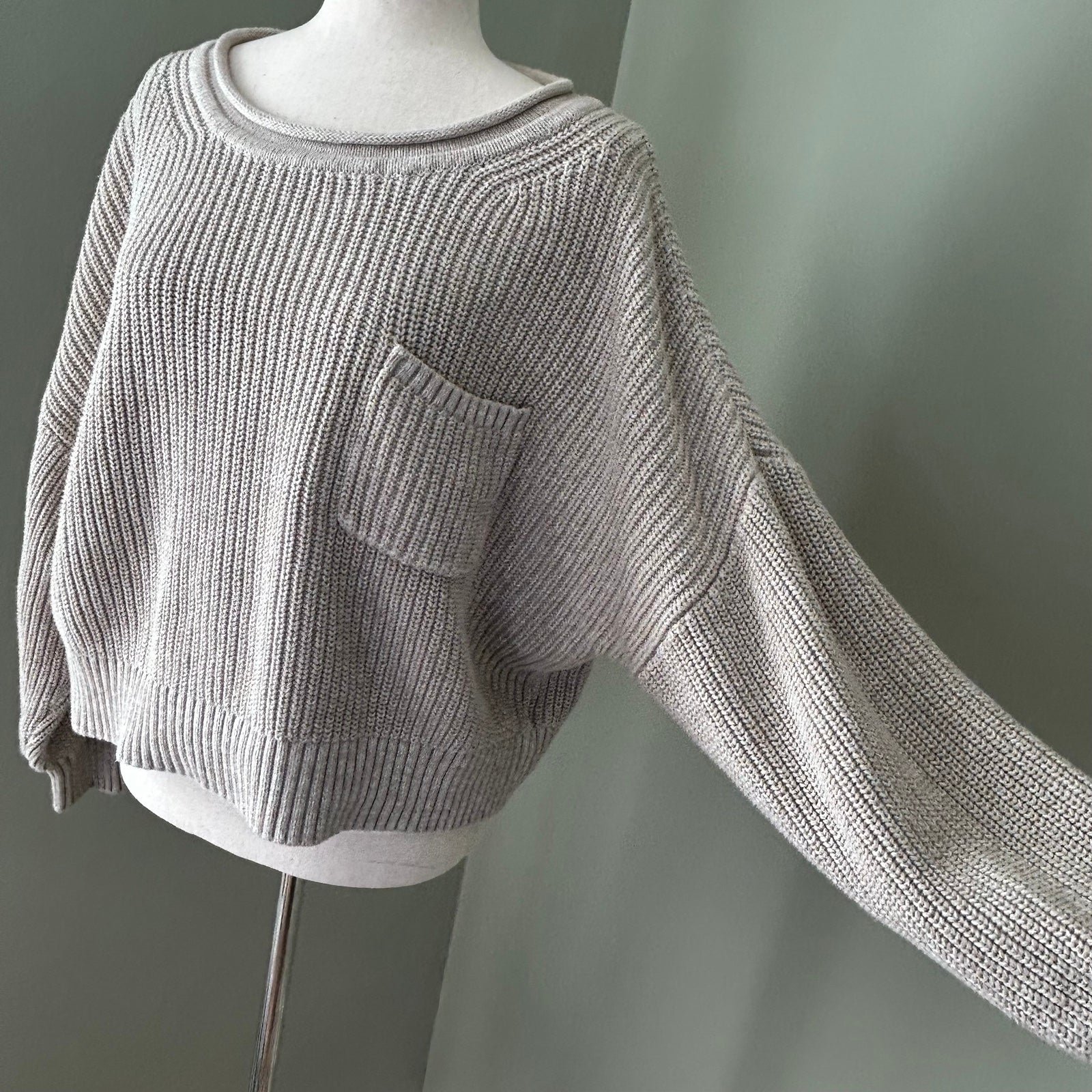 Cheap Gap women´s slouchy knit pullover sweater beige size large GLYOZYFbO Discount