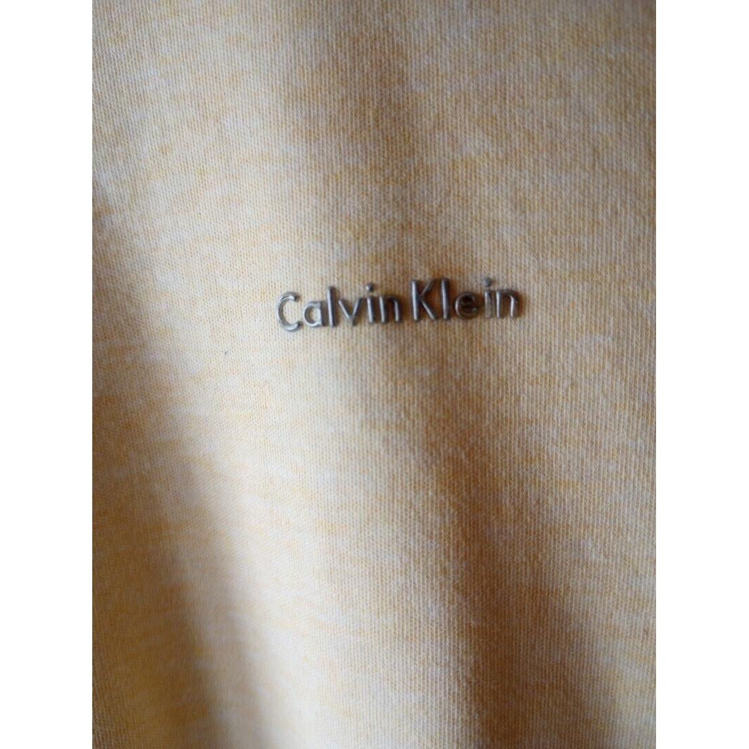 Fashion Calvin Klein Yellow Liquid Touch Fabric Polo Shirt Size Fit Large oGOswuVaE Online Exclusive