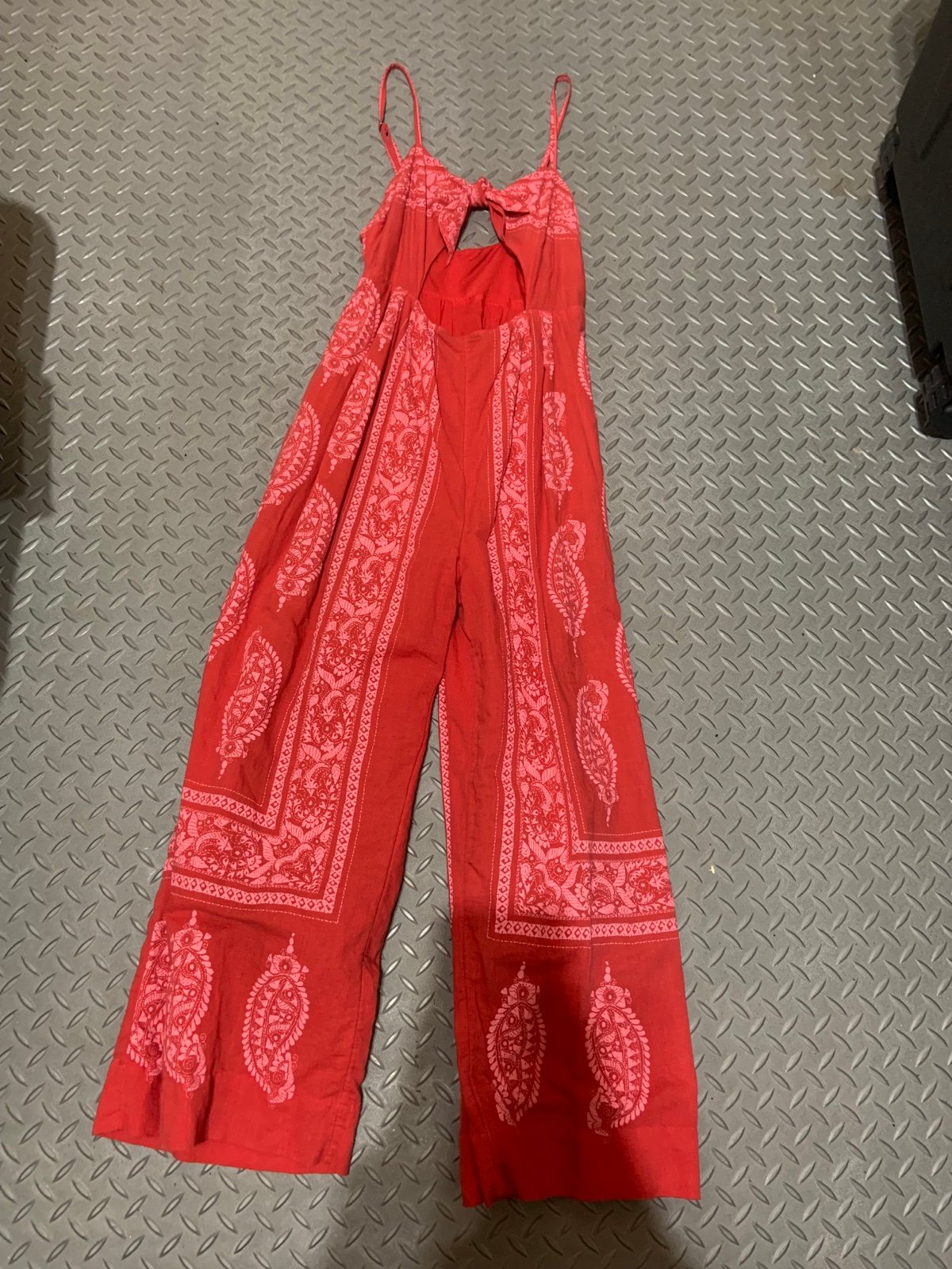 cheapest place to buy  Paisley cutout pants suit HW0YaL