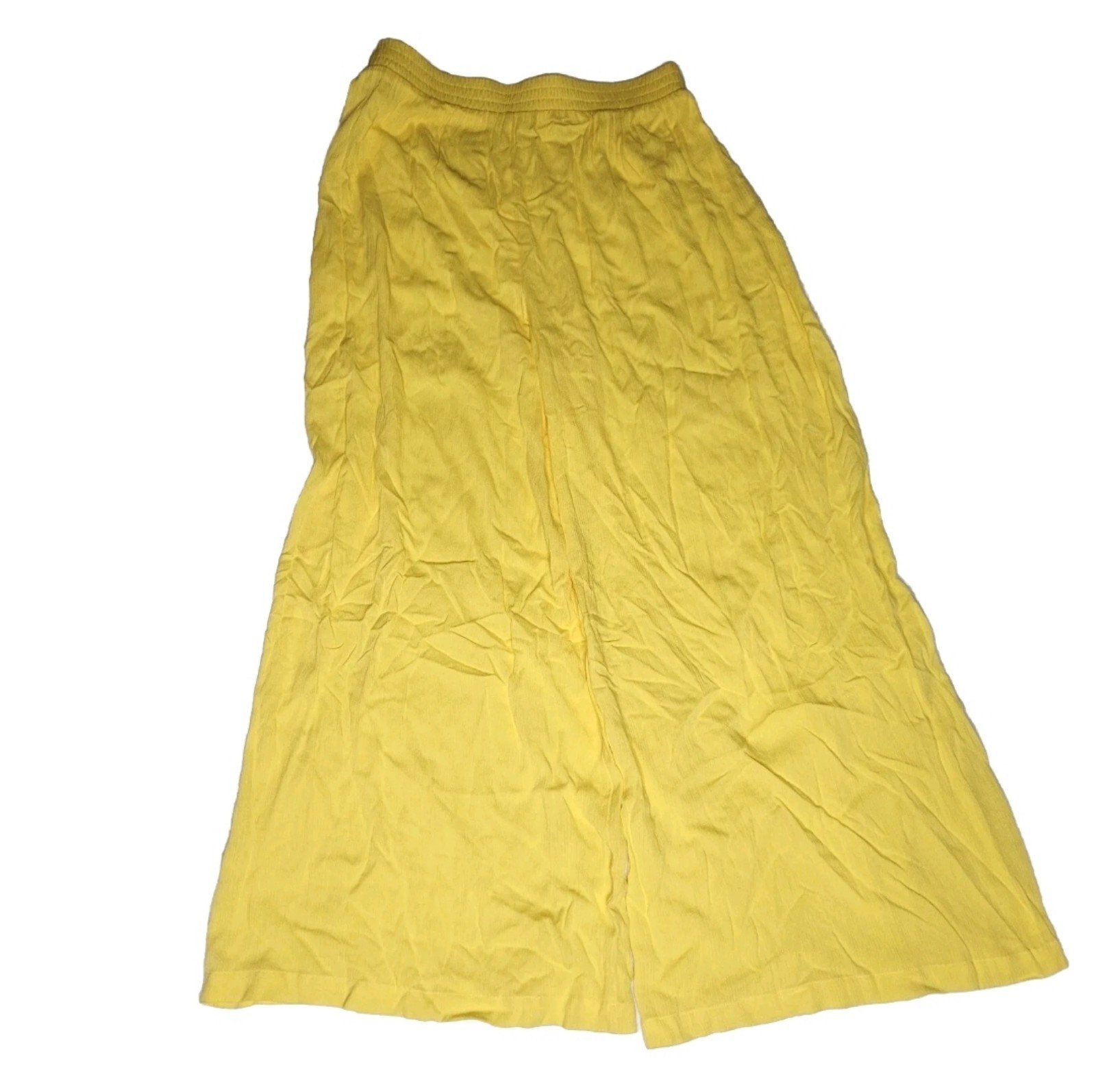 Beautiful L´agence Yellow Nikita Wide Leg Pants Size XL mJ2x2uV2c Great