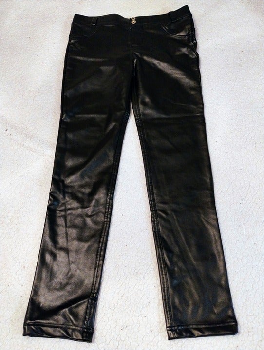 Nice Black Faux Leather Pants - NWOT L/XL IX7Ssdx4v no 
