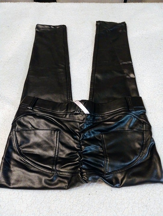 Nice Black Faux Leather Pants - NWOT L/XL IX7Ssdx4v no tax