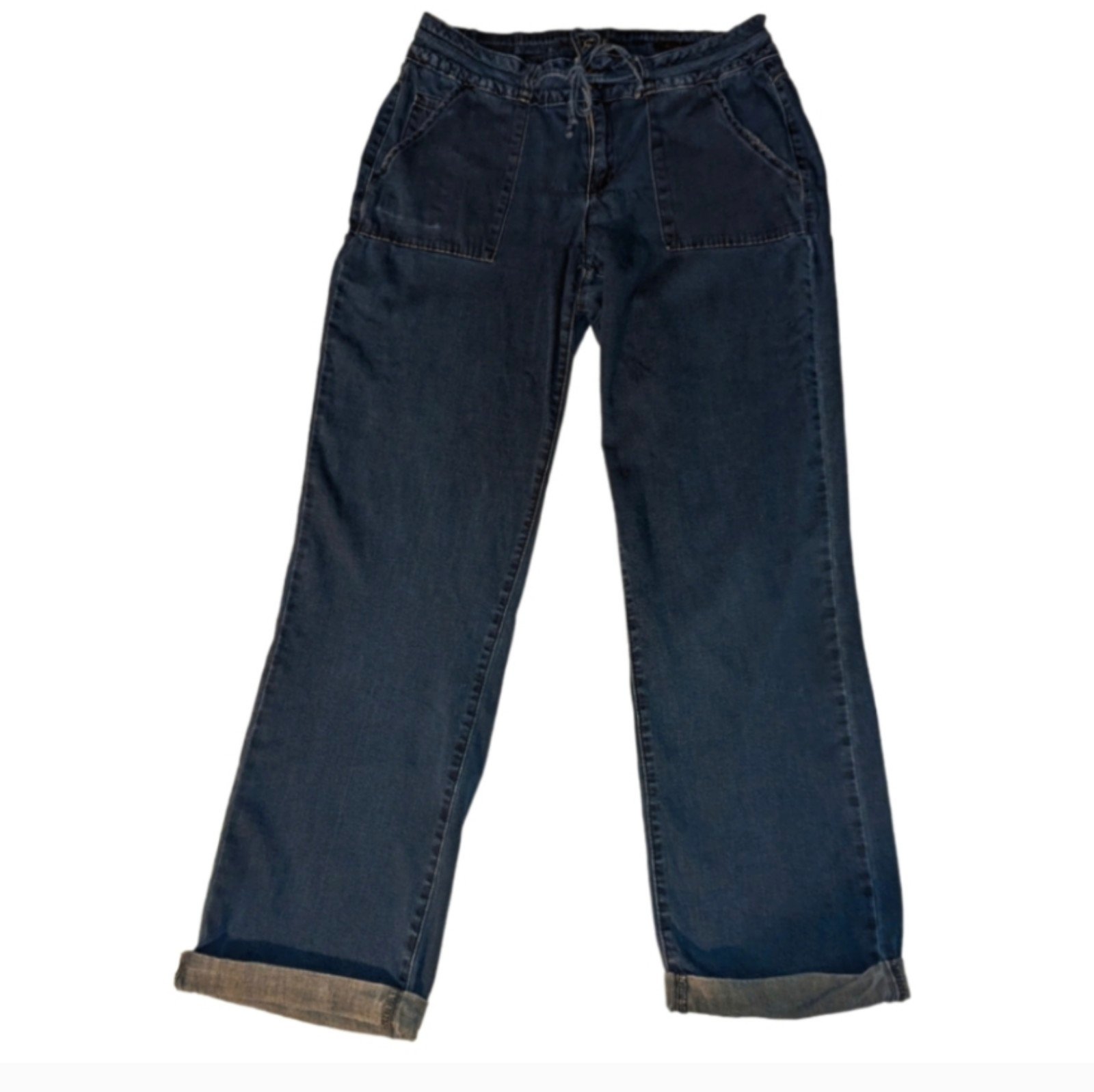 Stylish Earl Jeans Wide Leg Cuffed Pants NfwbK9IMh Discount