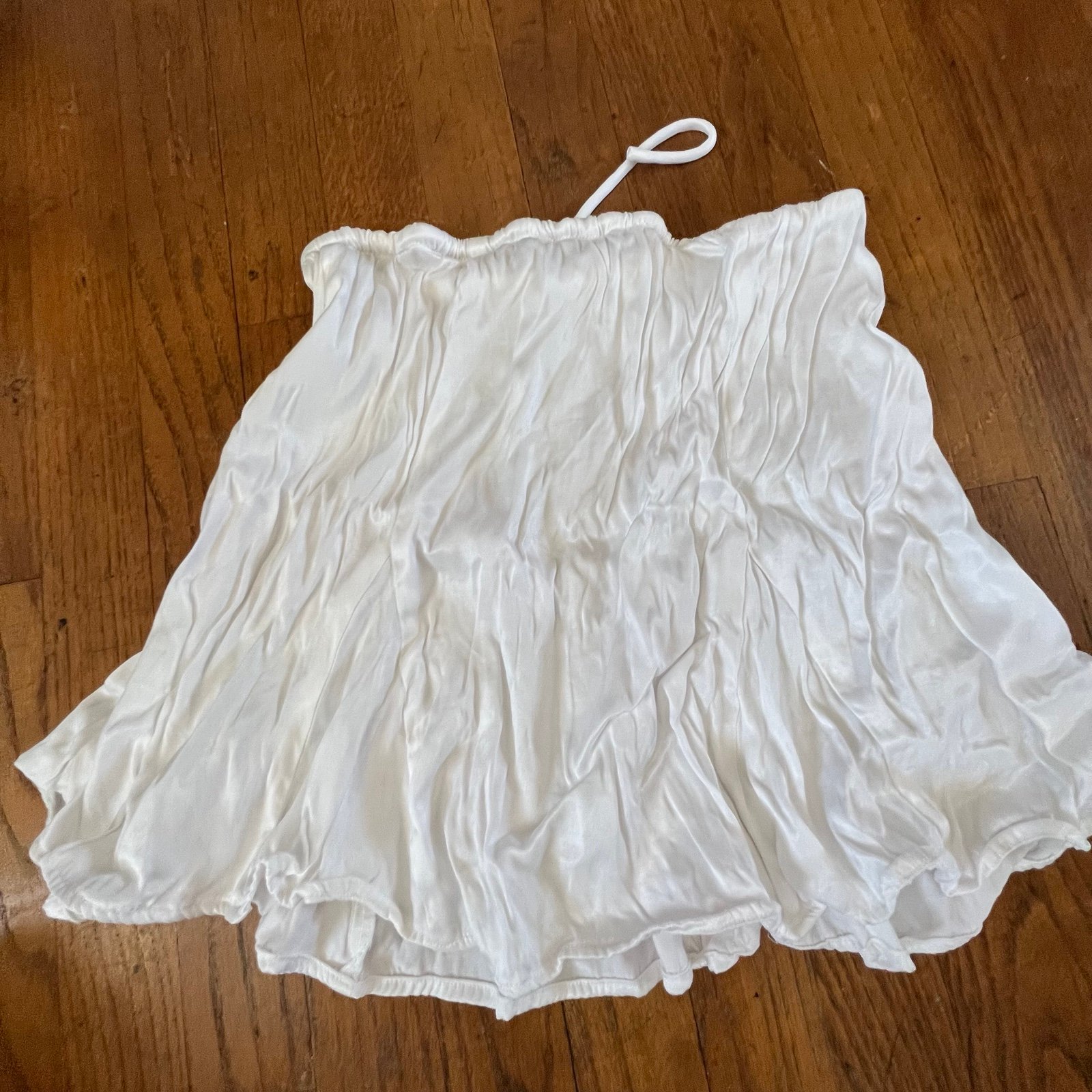 Stylish Verge Girl White Silky Skirt 8 P7hGICITF Buying Cheap