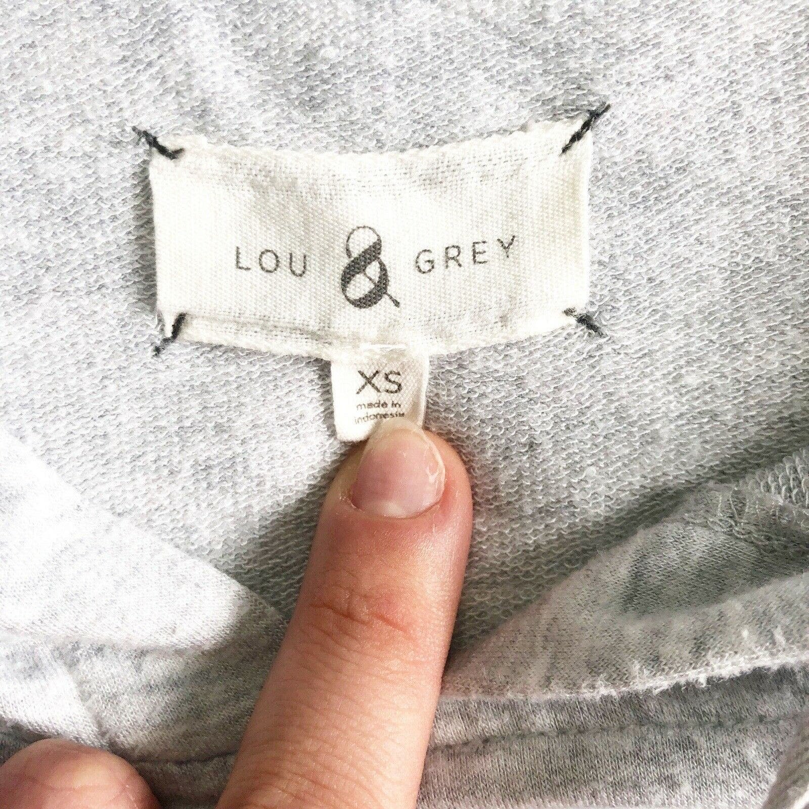 Cheap Lou & Grey Signature Soft XS Oversized Gray Hooded Short Sleeve Poncho Top hYihiPEnb New Style