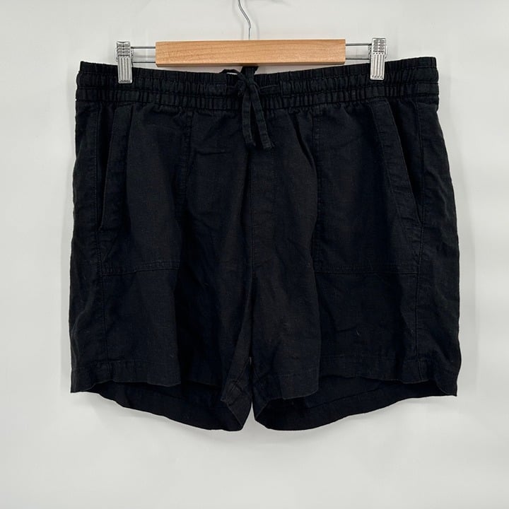 good price Old Navy Linen High Rise Draw String Casual Shorts Size L Black Jack Pull On nZJzd4xYU just for you