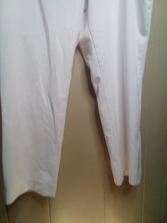 high discount Nicole Miller Pants 16 Cropped Straight Leg Fully Lined White PdoZYN0j9 well sale