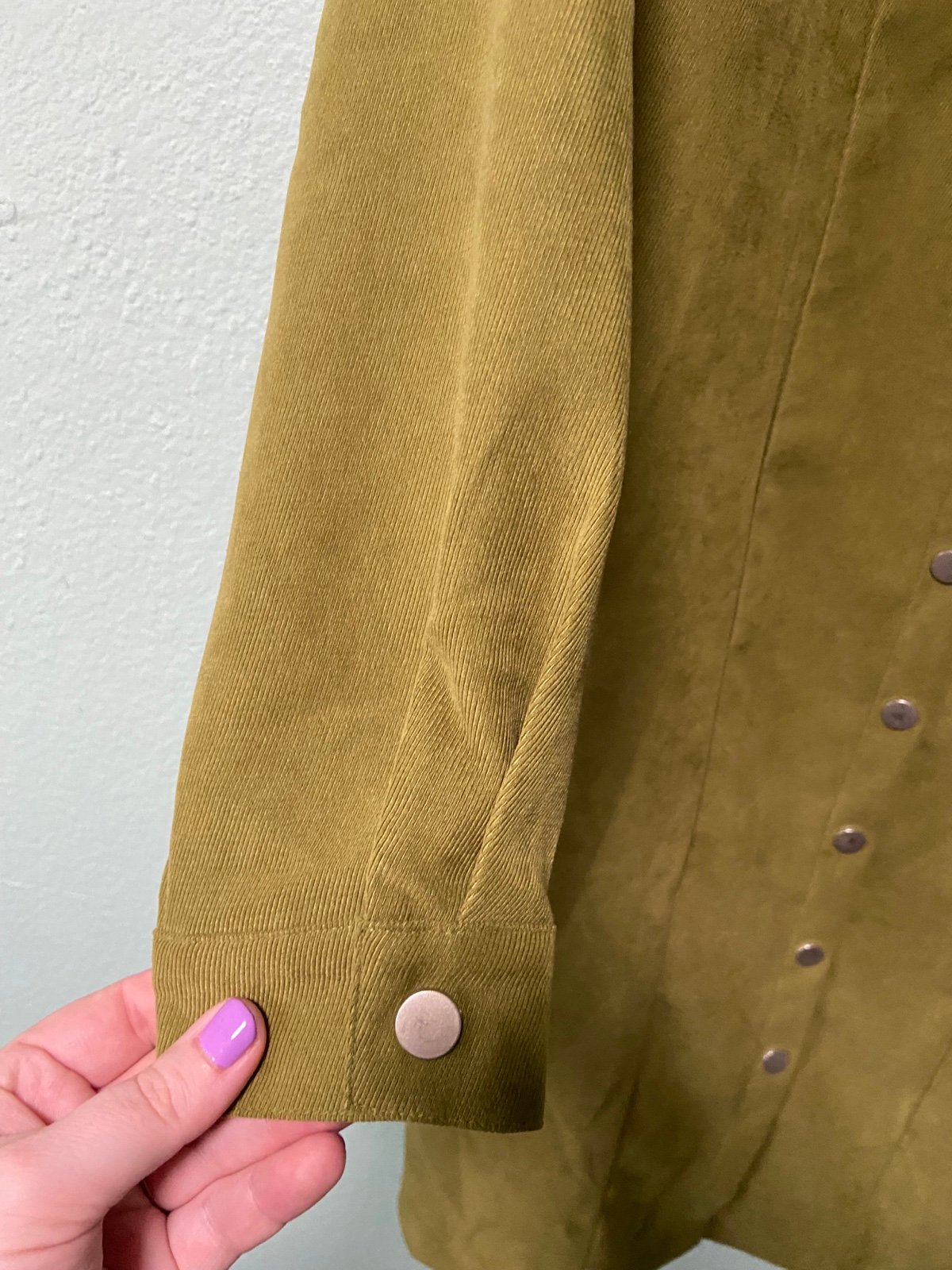 Amazing Nasty Gal Women´s Olive Green Snap Button Down Dress Size 4 o6kzZM5eA Hot Sale