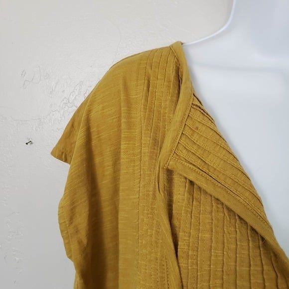 Buy Prana Women´s Small Golden Mustard Yellow Short Sleeve Blouse V-neck Ties Top LUQ9Ka3Uf Factory Price