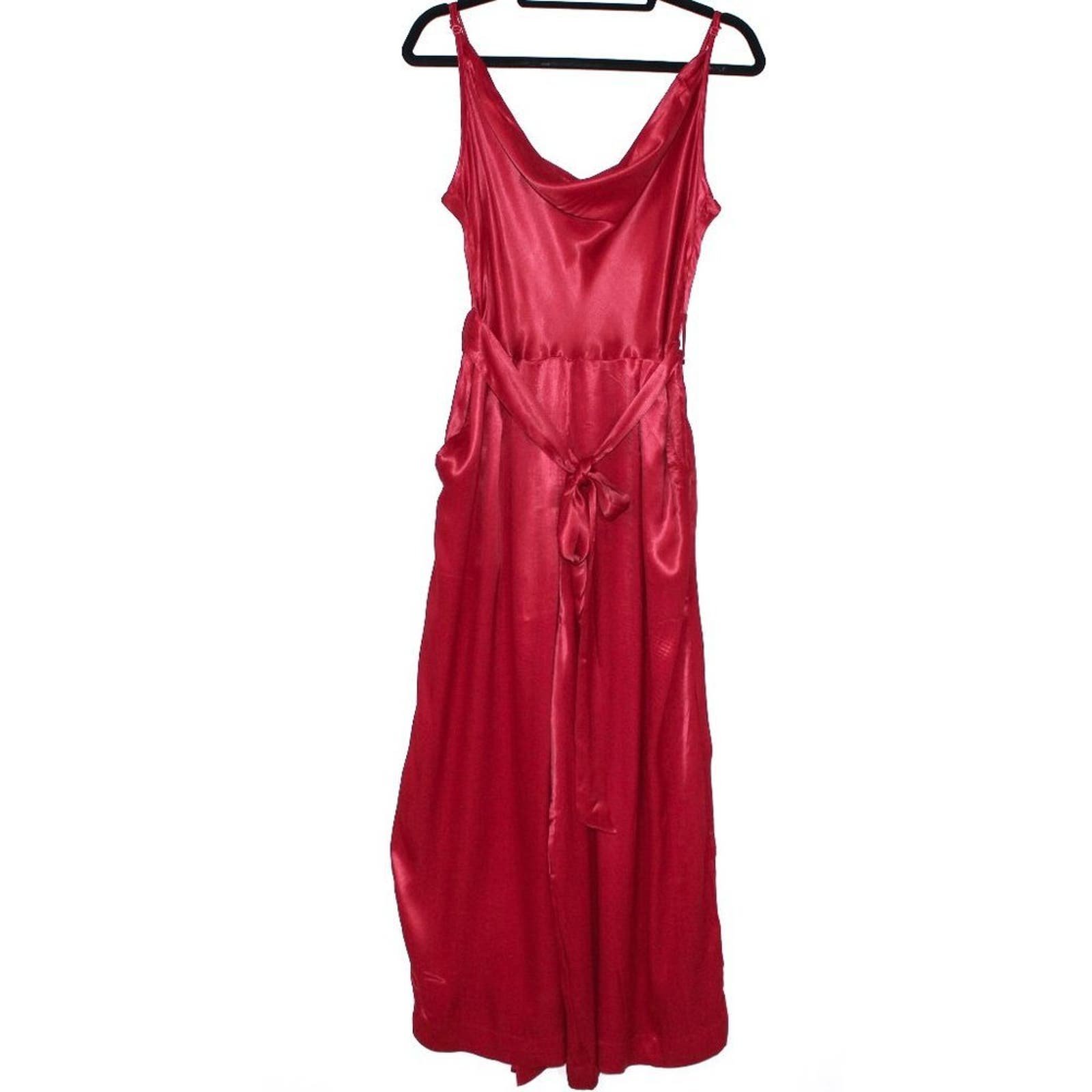 Classic Anthropologie Alizia Cowl Neck Jumpsuit Red Size L PKZ5dfNz3 Wholesale
