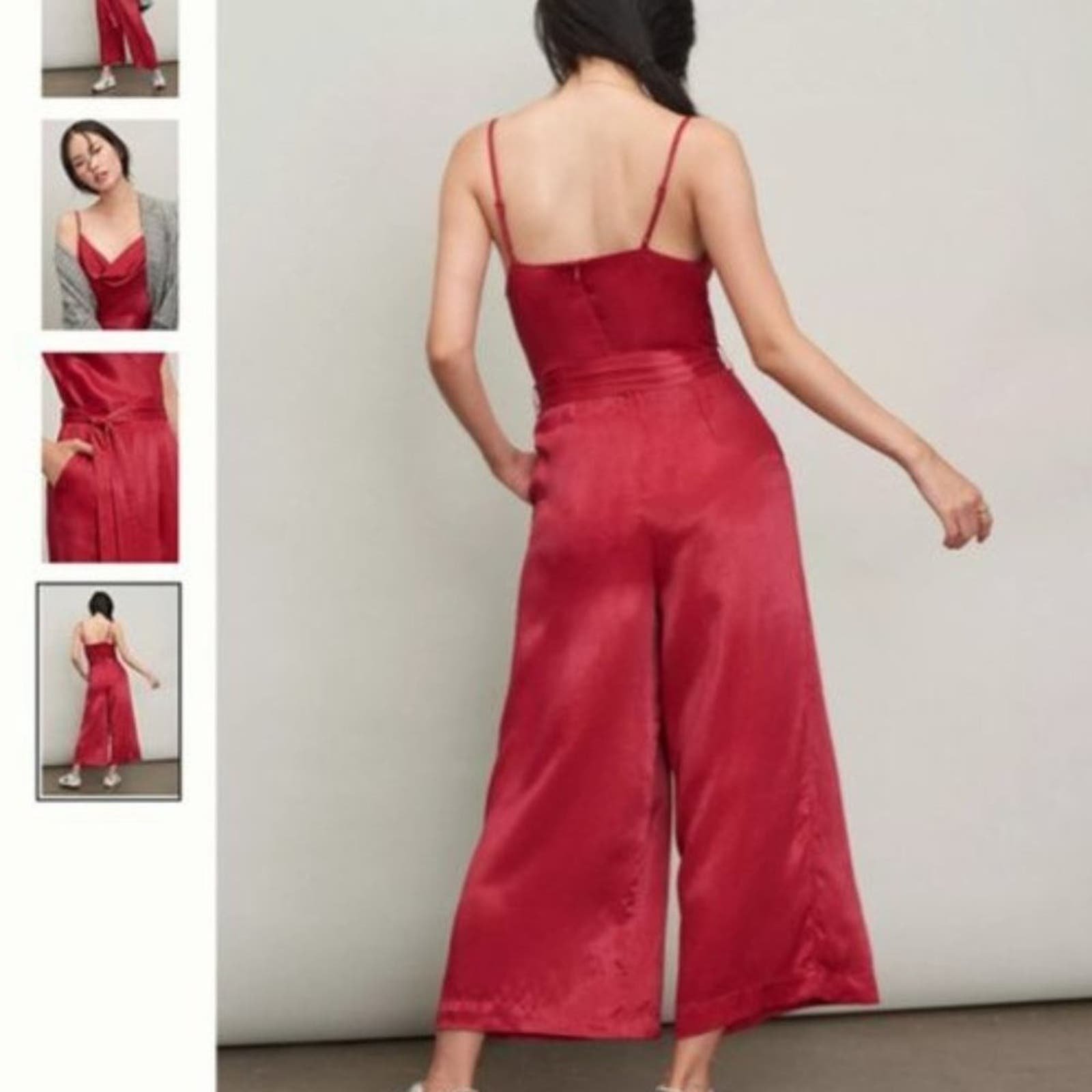 Classic Anthropologie Alizia Cowl Neck Jumpsuit Red Size L PKZ5dfNz3 Wholesale