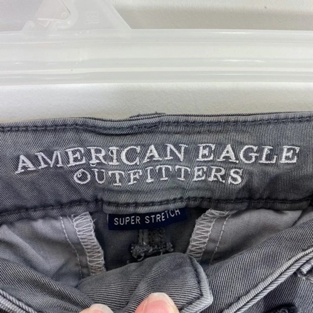 Special offer  American Eagle super stretch Grey Skinny Jeans pants light gray   2 H6i8xozSx Everyday Low Prices