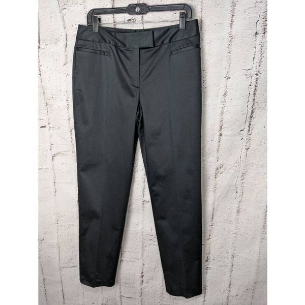 Exclusive Lafayette 148 Slacks Dress Pants Women´s Size 10 Black Flat Front Career OagP2e5bL hot sale