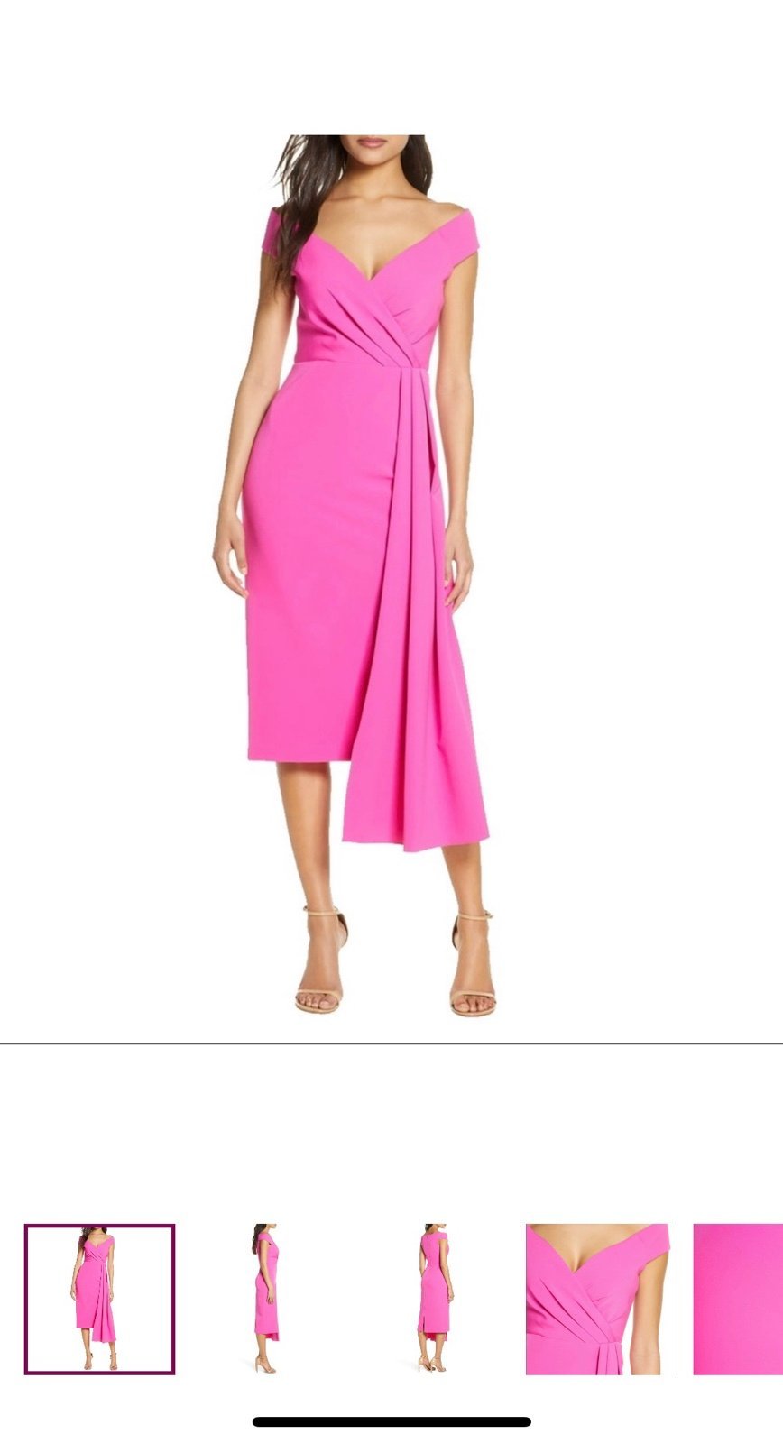 Fashion Eliza J pink midi dress hXUnlImTx Online Exclus
