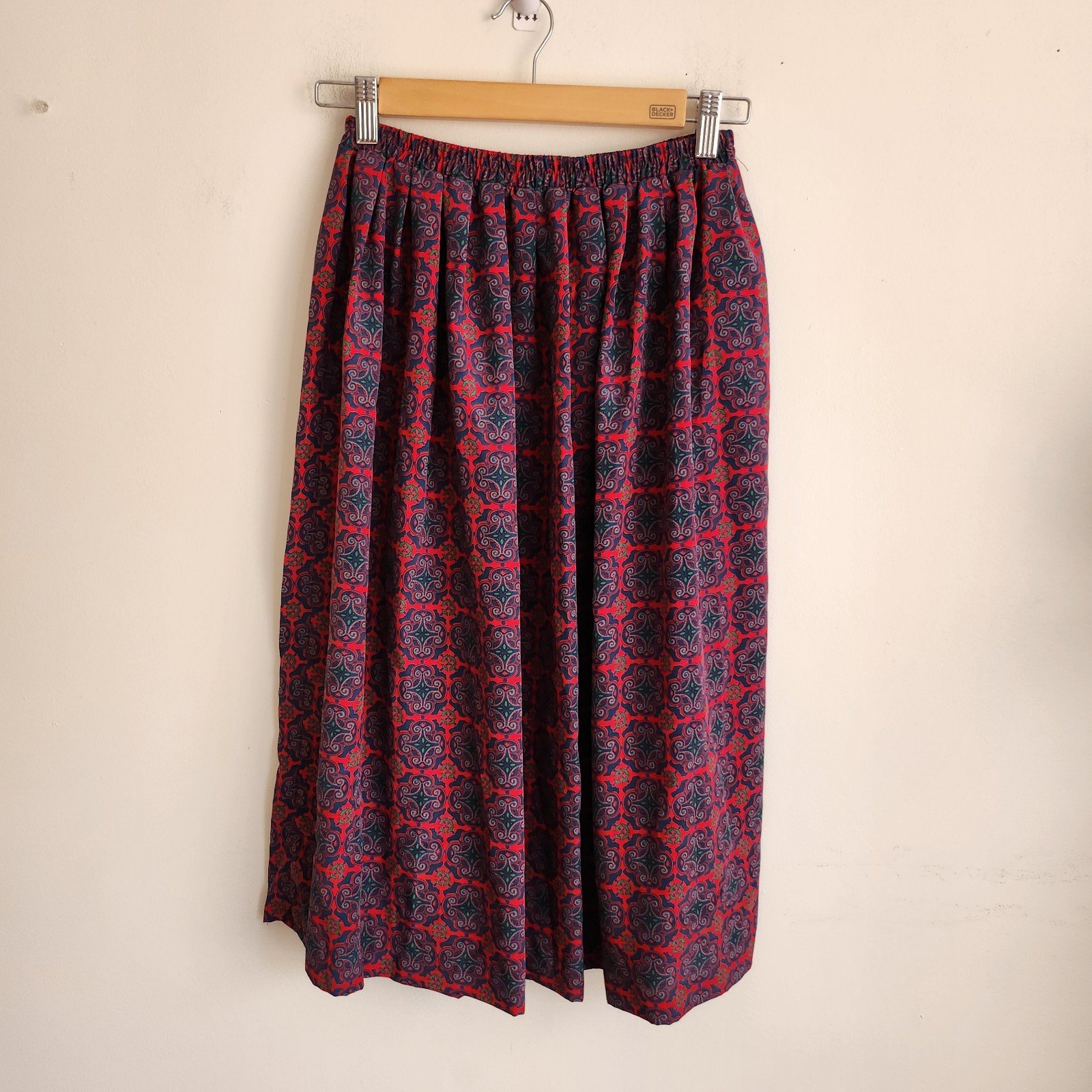 Amazing Vintage Leslie Fay Midi Pleated Skirt Maroon 90s Lk8JjjLbJ Store Online