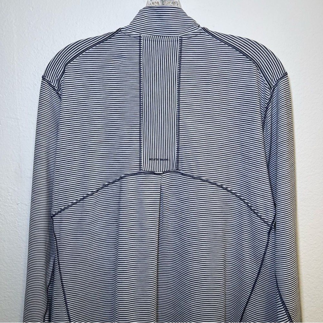Latest  Duluth women’s genius full zip tunic dress size 3X long sleeve striped blue FzrsTpj0v US Sale