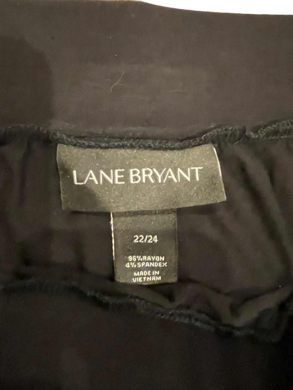 Perfect Lane Bryant Black Flowy Soft Comfort Women´s Skirt, Size 22/24, 42