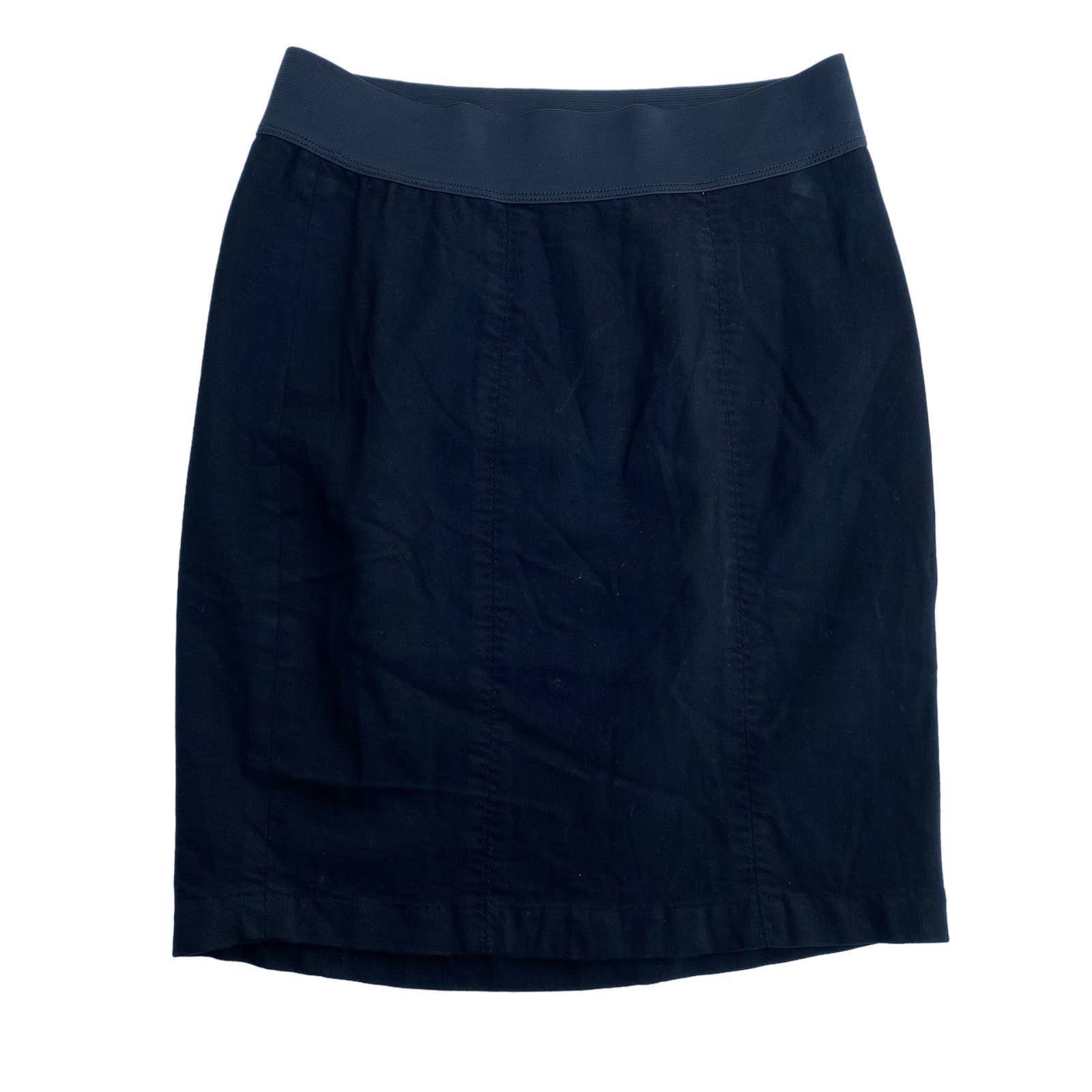 Beautiful New Goldsign Women´s Black Knee Length Stretch Denim Pencil Skirt Size 27 hhJk1W9Ms Online Shop