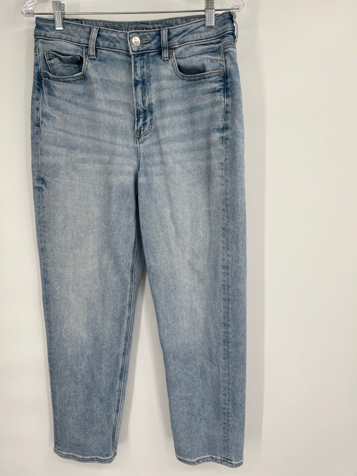 Factory Direct  American Eagle Mom Straight Jeans Blue 
