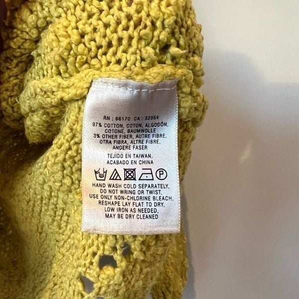 Simple Anthropologie’s Yellow Bird Crochet sweater size X Small JoMQGDldZ Low Price