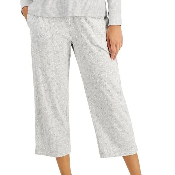 Cheap Charter Club Cotton Printed Cropped Pajama Pants 