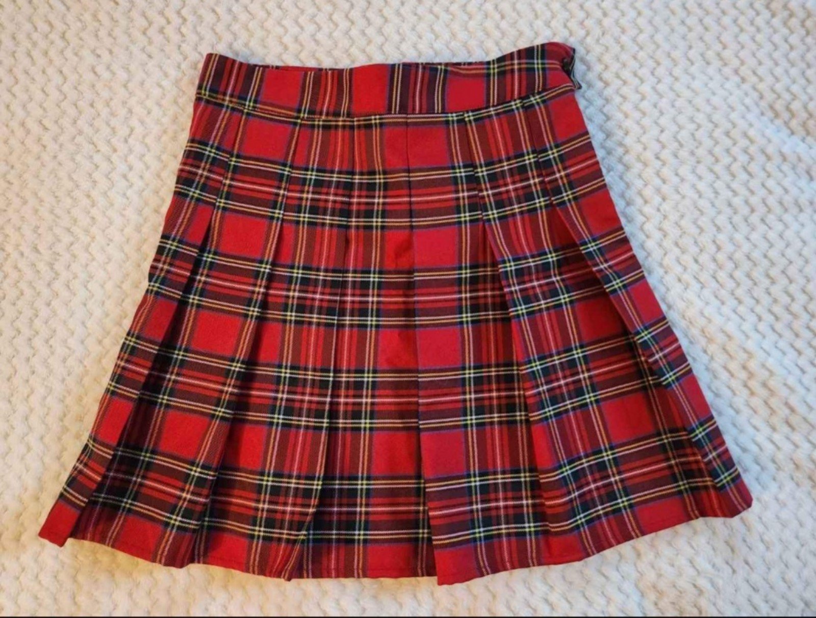 Stylish Red Plaid Pleated Skirt lKpFVSAvo New Style