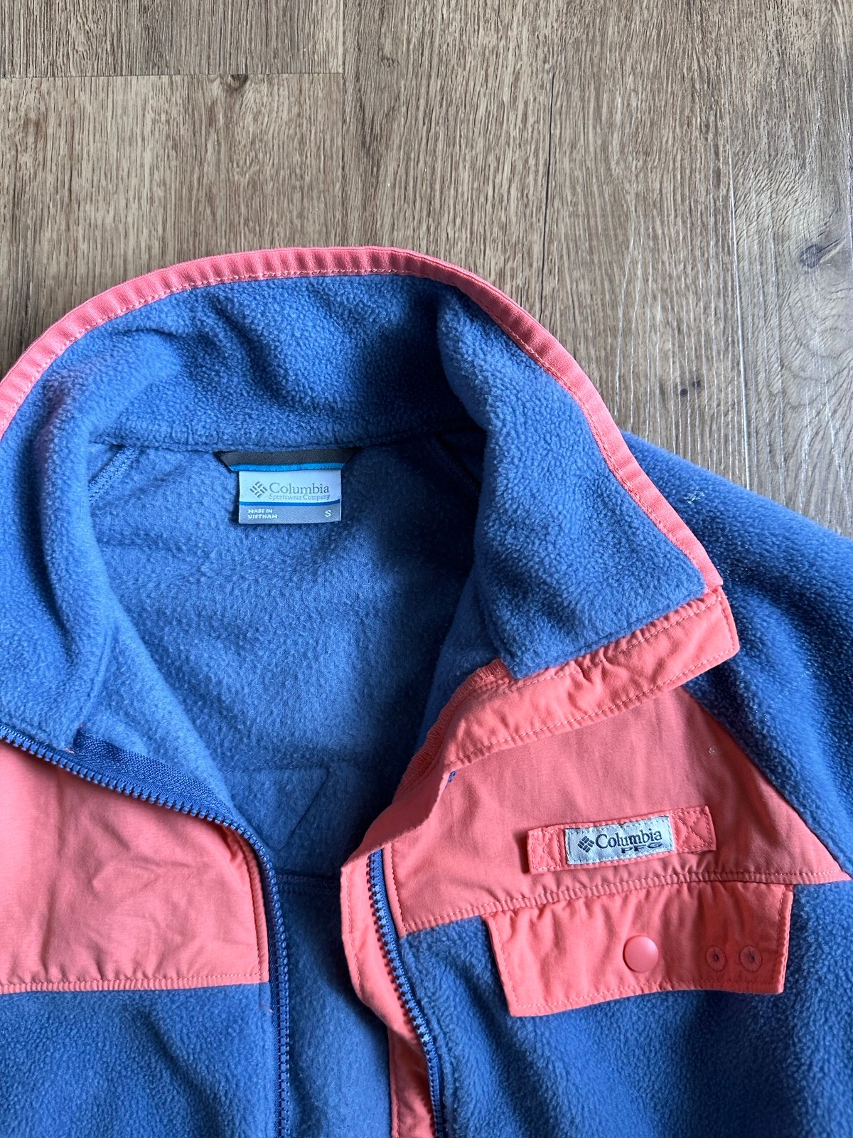 Perfect Columbia PFG Women´s Full Zip Fleece Jacket Blue Size Small NoRZvmRdC Wholesale