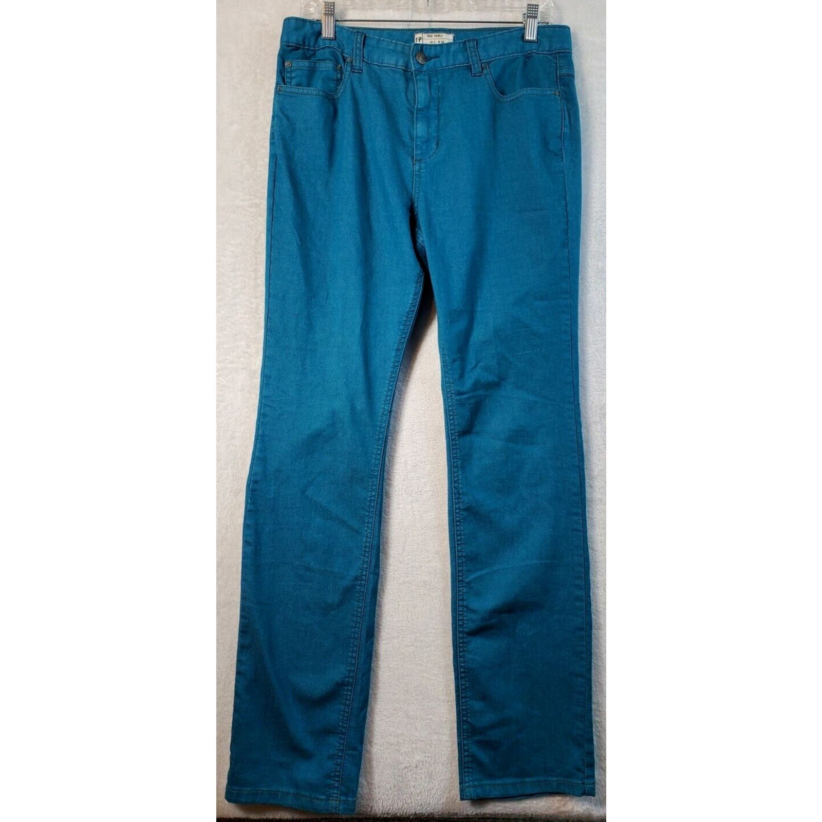 Discounted Free People Pants Womens Size 30 Teal Pocket