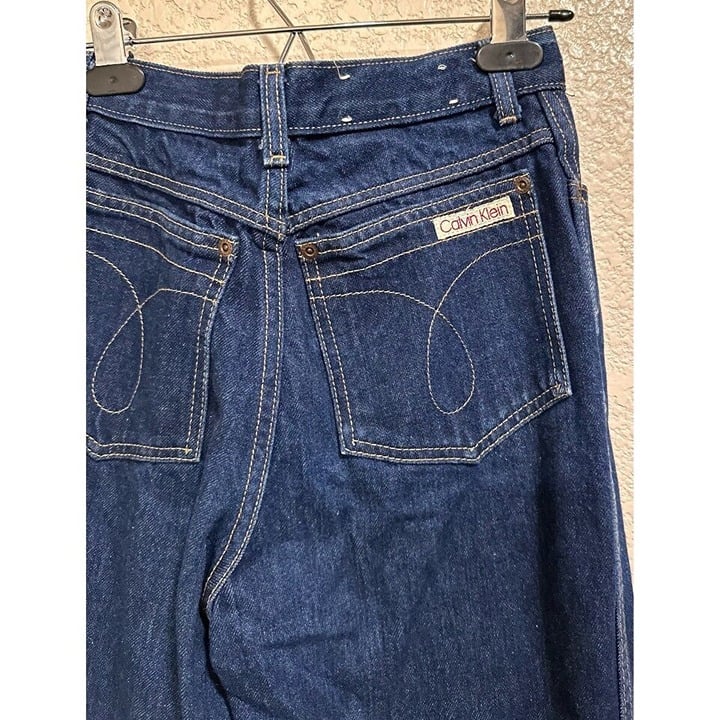Amazing Calvin Klein Vintage 90s Dark Wash Straight Leg High Rise Jeans nVeIBrPhE Hot Sale
