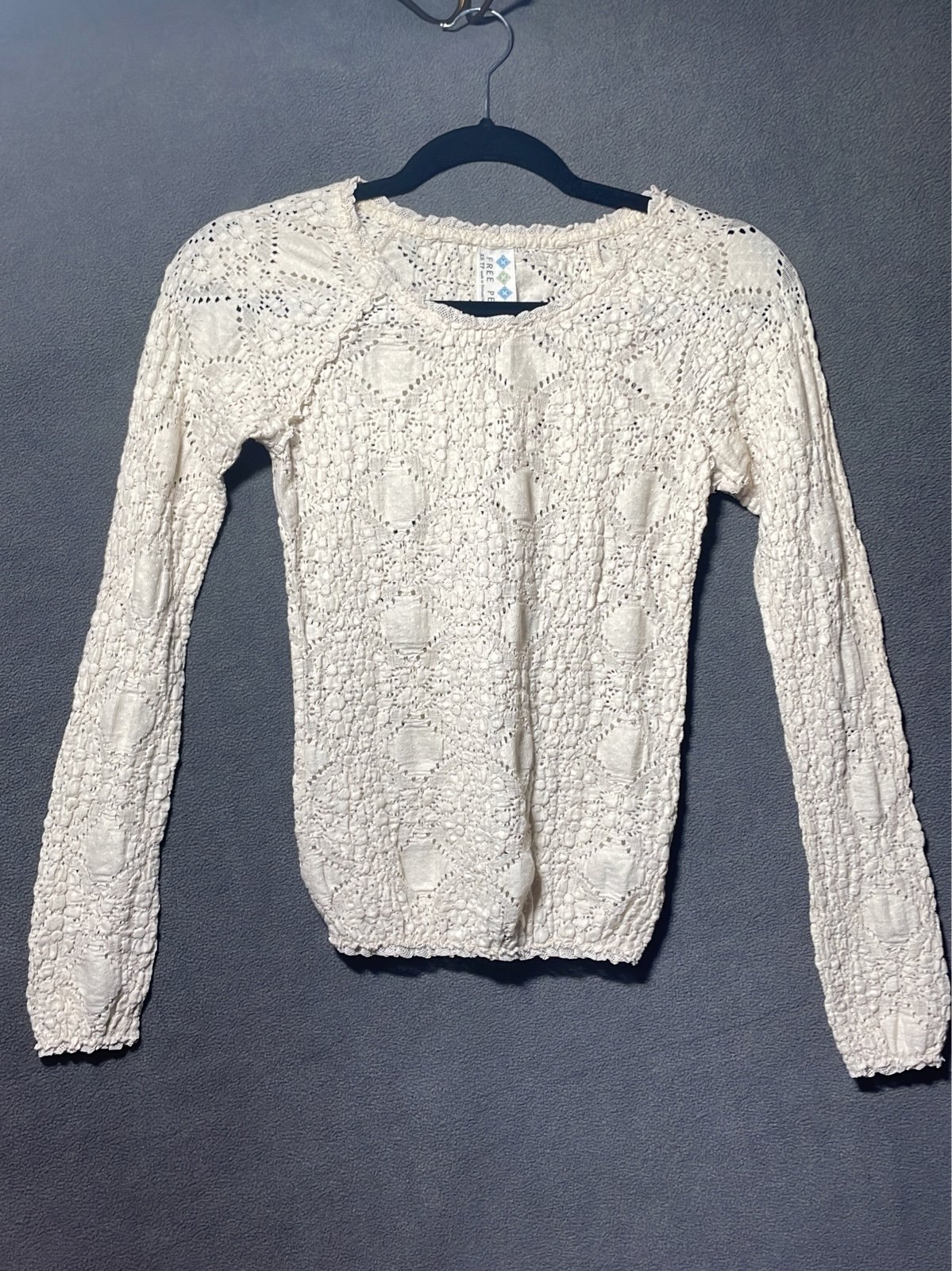 large selection Brand new Free People LS lace top oJeNc