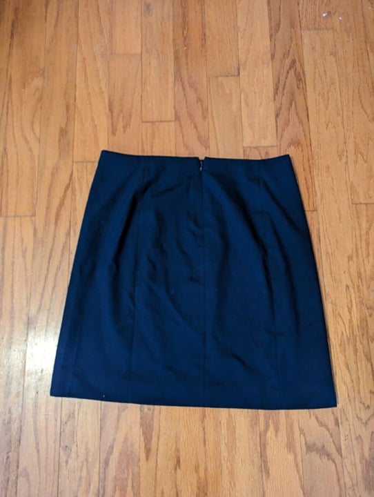 large discount BANANA REPUBLIC - Navy Blue Double Button Front Knit Skirt -  Size 10 p94gkHyxt best sale