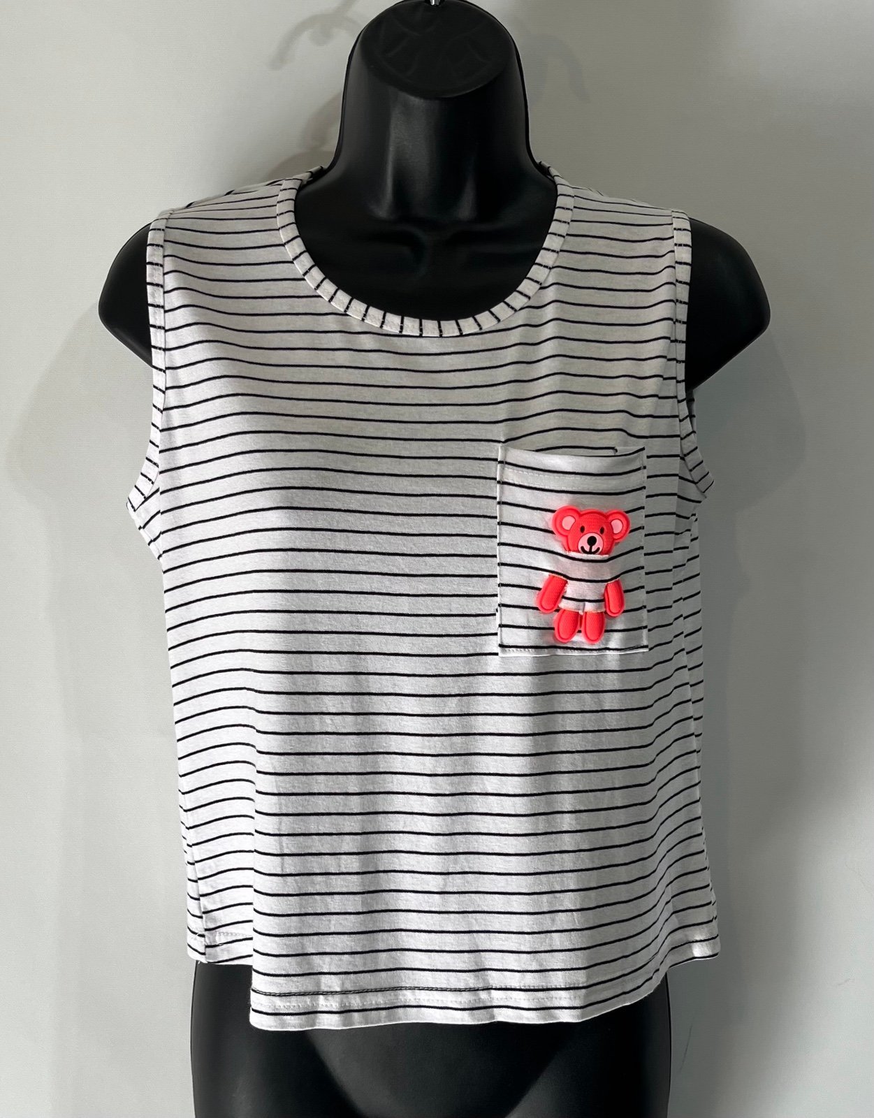 The Best Seller Arcan Womens Black & White Stripped Top