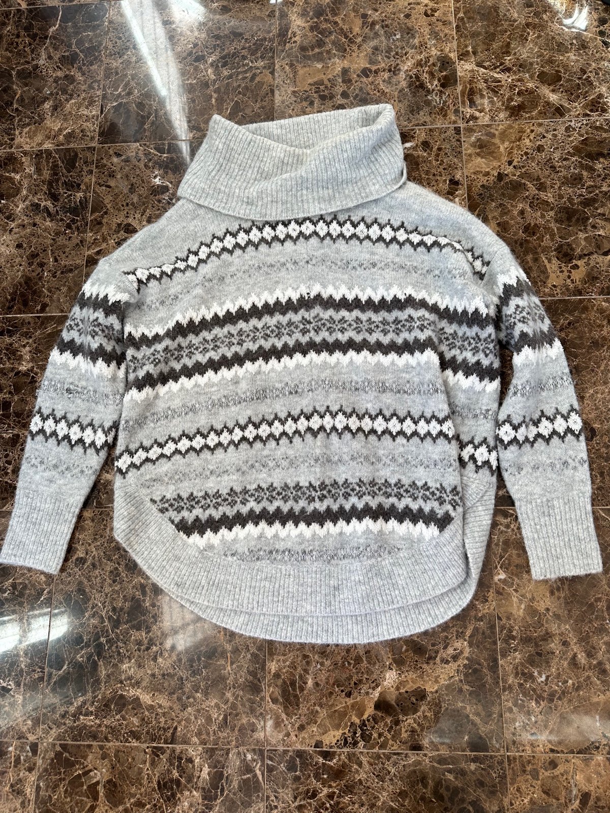 Elegant NWT Chunky Loft Sweater w/ Turtle Neck Size XL 