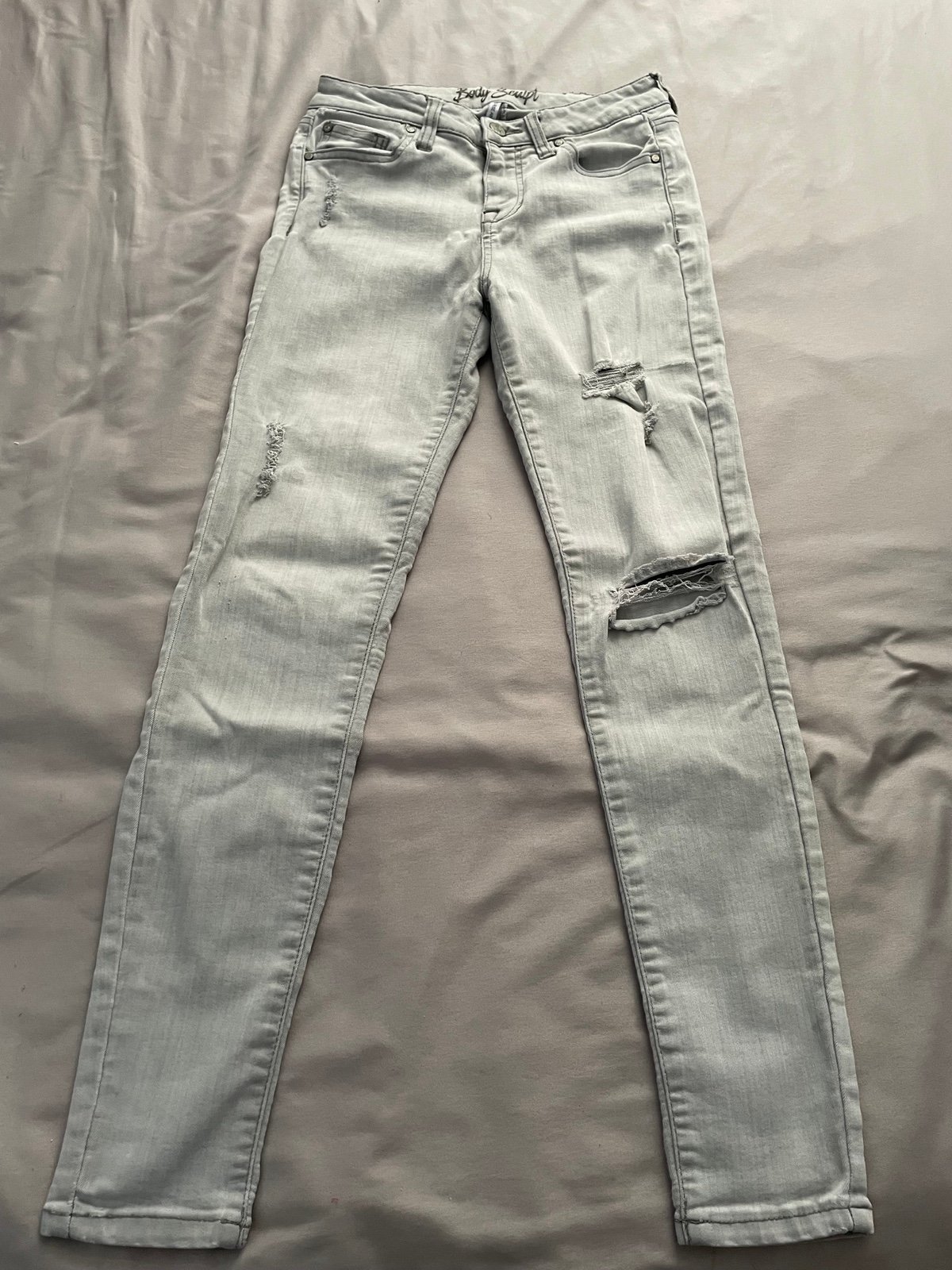 good price Light grey ripped jeans goEdOREzL Counter Ge