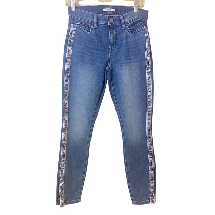 Wholesale price Tommy Hilfiger Denim Skinny Moulante Side Stripe Logo Jeans, petite 4 kILOwntQT on sale
