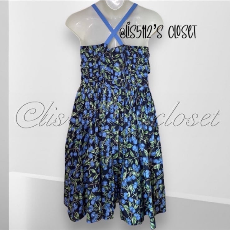 Gorgeous Unique Vintage x Golightly Navy & Blue Cherry Pinup Swing Dress 4X 22 24 fits 3X Po5mmRCAV Online Shop