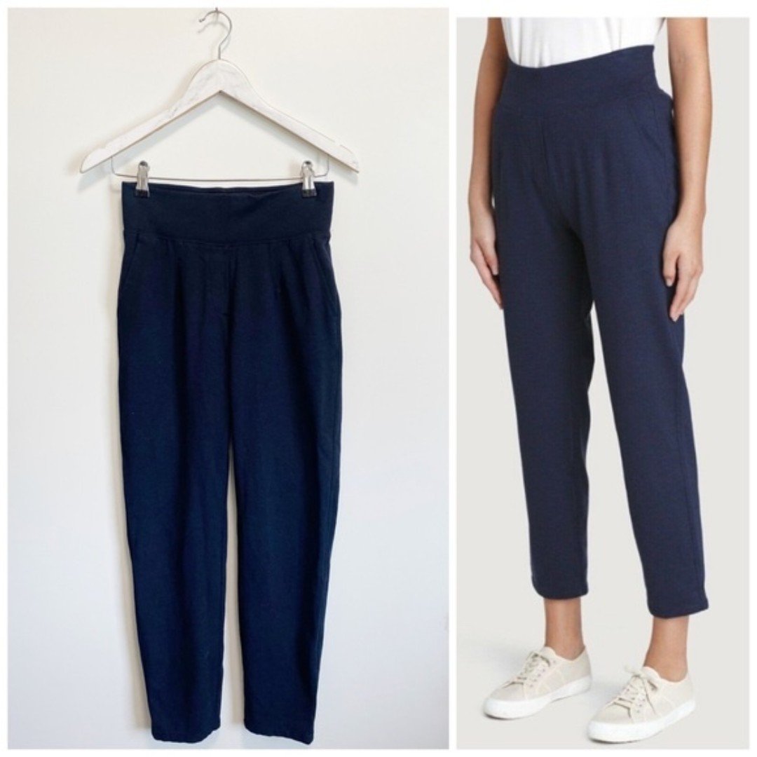 Affordable KIT & ACE Mulberry Pants! Navy Blue Pull On 