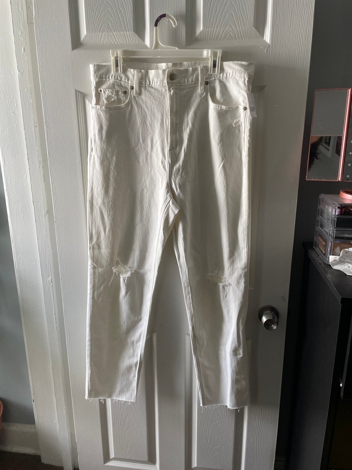 Factory Direct  BNWT Gap White Jeans Size 16 Tall GJyWY