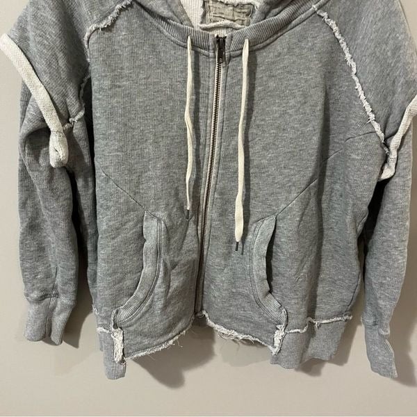 Wholesale price All saints daze raw hem zip up hoodie I6YxpNnTy Buying Cheap