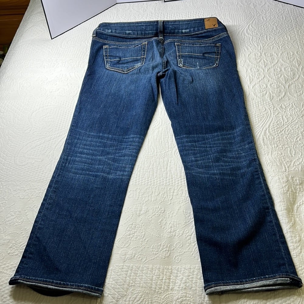 Cheap American Eagle stretch artist dark wash Capri jeans size 6 nfFqmkDN7 New Style